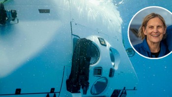 Limited Factor pun mulai menyelam. Sullivan dan Vescovo duduk berdampingan di kabin yang cukup nyaman. Kaki bisa diregangkan cukup baik. Seperti terbang di kelas Ekonomi atau Ekonomi Premium, ujar Sullivan. Foto: EYOS Expeditions