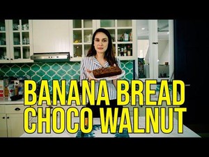 Turun ke Dapur! Luna Maya Bikin Banana Bread Cokelat Andalannya