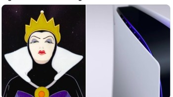 Kerahnya dikatakan mirip dengan karakter Maleficent. Foto: Twitter