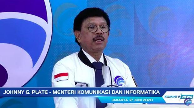 Menkominfo Johnny G Plate
