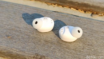 Demi menghadirkan suara yang jelas dan jernih di telinga, driver berukuran 8mm dipasang di dalamnya. Foto: Adi Fida Rahman/detikINET