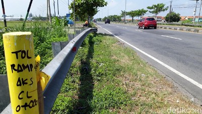 Penampakan Lahan Proyek Tol Yogya-Solo yang Sudah Dipatok