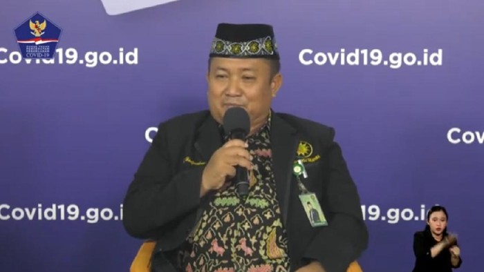 Petugas pemulasaraan jenazah, Muh Hanifurrohman (Dok. YouTube BNPB)