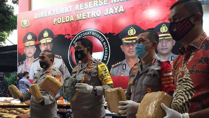 Polda Metro Bongkar Peredaran 336 Kg Ganja