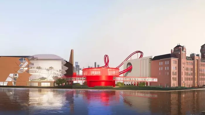 Roller Coaster di Dalam Pabrik Cokelat