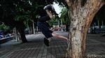 Semangat Tanpa Batas Pecinta Parkour Menuju New Normal