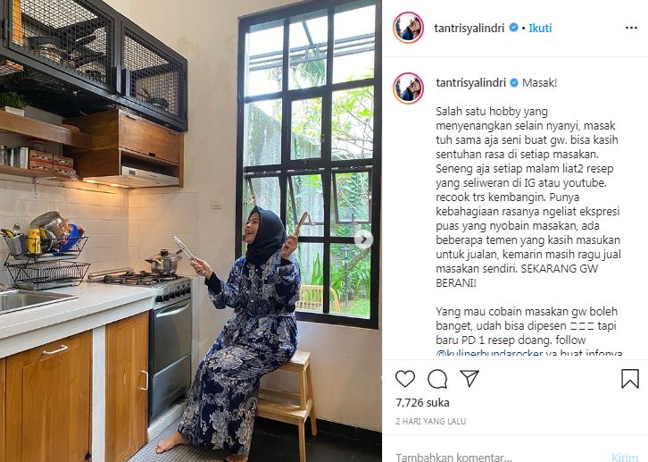 Tantri 'Kotak' buka bisnis kuliner dari hobi memasaknya