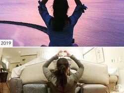 Pandemi Corona, Wanita ini Potret Ulang Travelingnya di Instagram