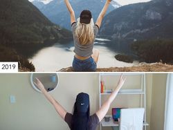 Pandemi Corona, Wanita ini Potret Ulang Travelingnya di Instagram