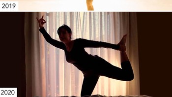 Kami dulu melakukan Yoga di lokasi eksotis dan fancy, kini kami melakukannya memang untuk mendapatkan manfaat kesehatan (Foto: Instagram/ thesharonicles)