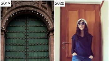 Ya, ini adalah pintu yang paling menarik dan yang pernah saya temui sejauh tahun ini (Foto: Instagram/ thesharonicles)