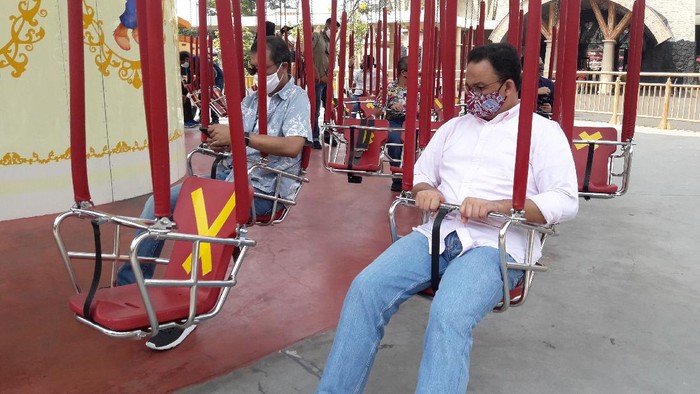 Anies cek kesiapan Kawasan Ancol sebelum dibuka kembali