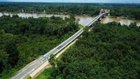 Dengan bentang 108 meter, lebar jembatan 11,8 meter dan tinggi 23,7 meter, secara keseluruhan Jembatan Tumbang Samba memiliki bobot struktur utama hanya sekitar 450 ton. Jauh lebih kecil bila dibandingkan dengan Jembatan Holtekamp yang memiliki berat 2.000 ton dengan konfigurasi bentang 112 meter, lebar 26 meter dan tinggi 20 meter.