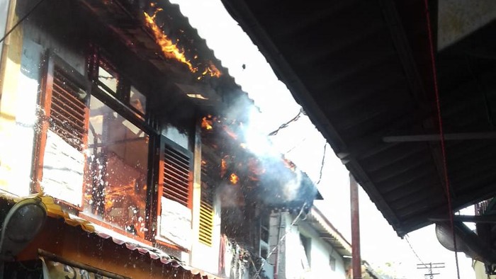 Kebakaran di Jalan Penjernihan, Benhil, Tanah Abang