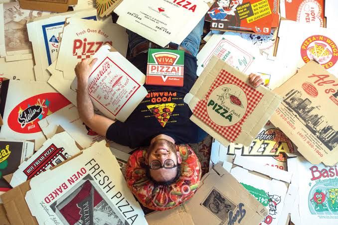 koleksi kotak pizza