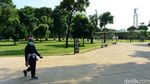 Dibuka Kembali, Lapangan Banteng Terpantau Sepi