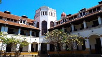 Banyak spot foto bagi pecinta foto di Lawang Sewu. (Alifah Melinda/dtraveler)