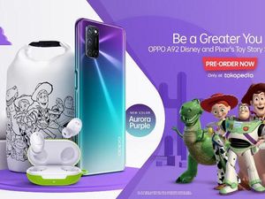 Puasnya Nonton Toy Story di Layar Lega OPPO A92 Aurora Purple