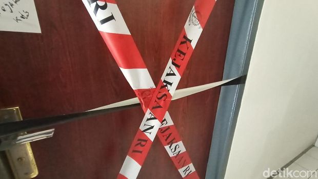 Ruang Direktur PDAM Kudus yang disegel Kejari Kudus, Sabtu (13/6/2020).