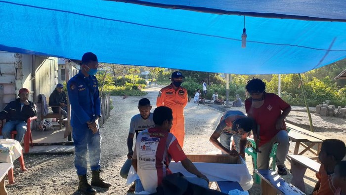 Situasi di rumah duka korban hanyut di Seram