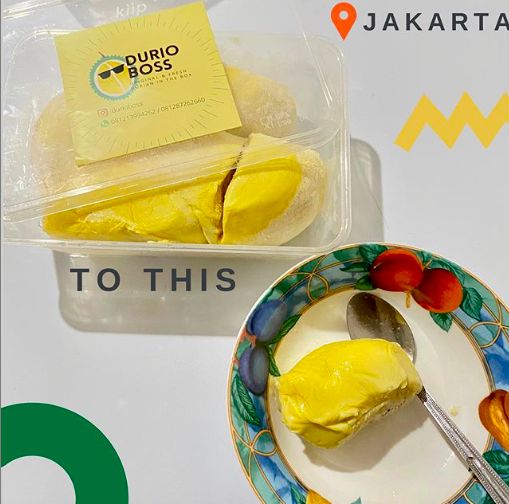 Tempat beli durian frozen online