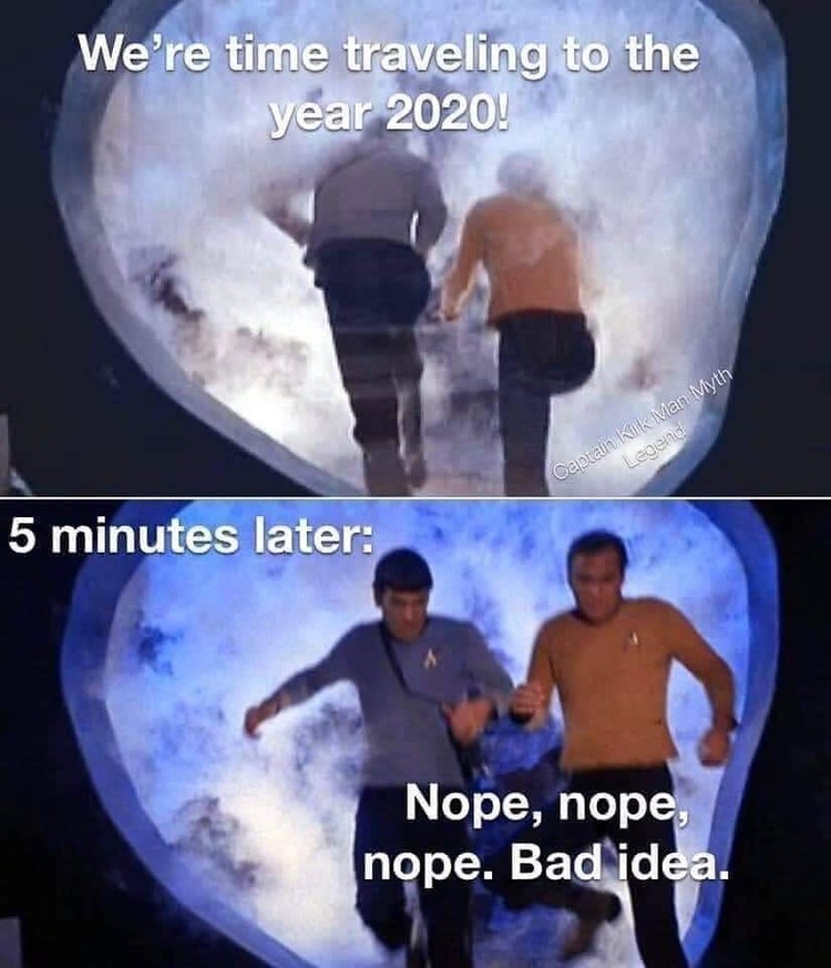 Topik penjelajahan waktu masih saja menarik banyak minat orang. Karena itu, muncul deretan meme yang mengangkat isu time traveling.