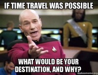 Topik penjelajahan waktu masih saja menarik banyak minat orang. Karena itu, muncul deretan meme yang mengangkat isu time traveling.