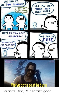 Topik penjelajahan waktu masih saja menarik banyak minat orang. Karena itu, muncul deretan meme yang mengangkat isu time traveling.