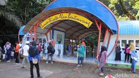 Bantimurung kedatangan banyak pengunjung usai dibuka kembali beberapa hari lalu. (Muhammad Bakri/detikcom)
