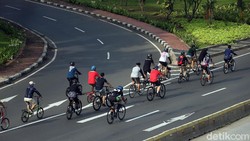 Pegowes Naik 1.000 Persen, DKI Tambah Jalur Sepeda Pop Up Sudirman-Thamrin