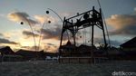 Kala Senja Menyapa Kampung Turis Pangandaran