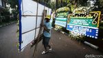 Karangan Bunga Hiasi Rumah Duka Pramono Edhie Wibowo