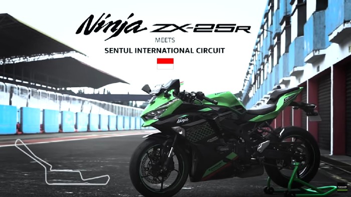 Kawasaki Ninja ZX-25R dites di Sirkuit Sentul