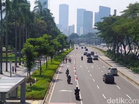 Pegowes Naik 1 000 Persen DKI Tambah Jalur  Sepeda  Pop Up 