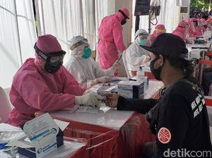 1.766 Warga Ikut Rapid Test Massal Hari ke-16 di Surabaya, 228 Reaktif