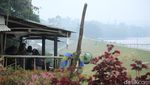 Potret Senja di Situ Cileunca Pangalengan