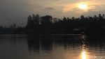 Potret Senja di Situ Cileunca Pangalengan