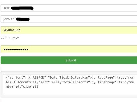 Contoh Akses Verifikasi Data Kependudukan (Foto: Dok. Istimewa)