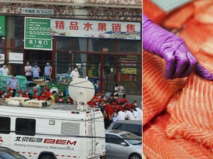 Temukan Virus Corona di Talenan, Pasar di Beijing Berhenti Jual Salmon