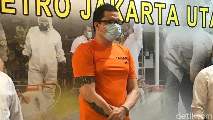 Jerry Lawalata di Polres Jakarta Utara