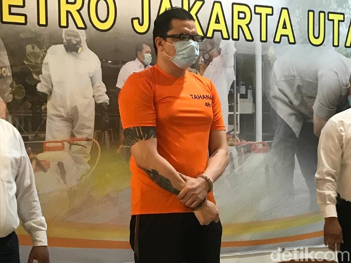 Jerry Lawalata di Polres Jakarta Utara