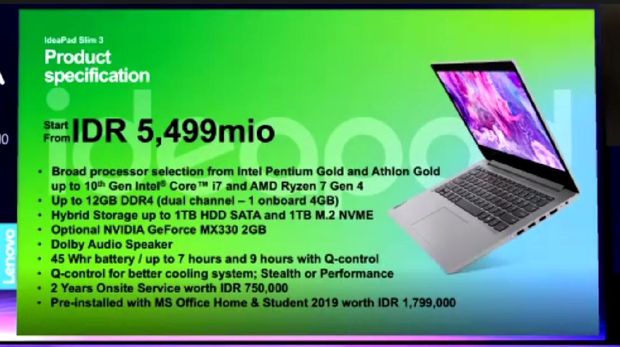 Lenovo IdeaPad Slim 3