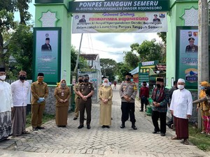 Ponpes di Bojonegoro Ini Jadi Pesantren Tangguh Semeru