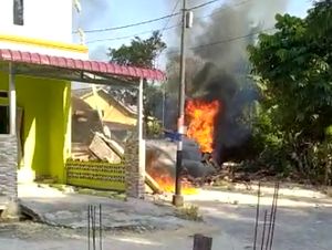 Saksi Mata Jatuhnya Pesawat TNI AU: Ada 2 Kali Ledakan