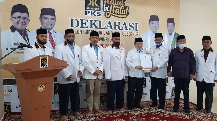 PKS deklarasikan pasangan bakal cagub dan wagub pilihannya di Pilgub Jambi 2020