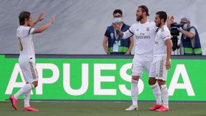 Aksi Madrid di Markas Sementara dalam Laga Perdana Usai Jeda