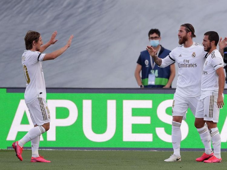 Aksi Madrid di Markas Sementara dalam Laga Perdana Usai Jeda