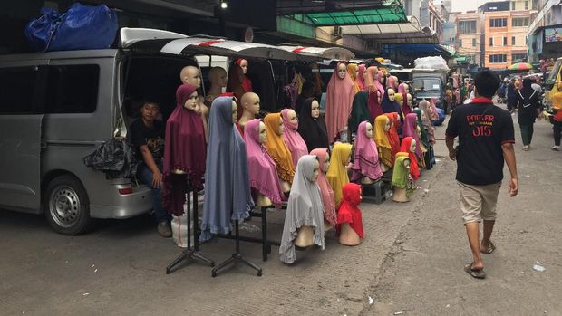 Suasana Kompleks Blok F Pasar Tanah Abang