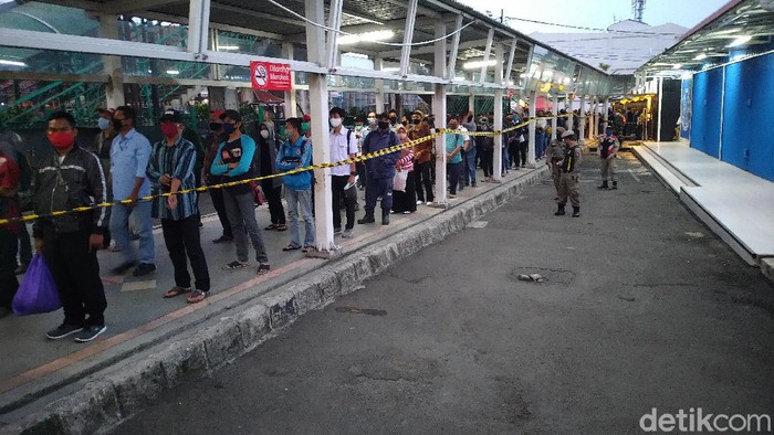 Suasana Stasiun Bogor, 15 Juni 2020, pagi. (Sachril AB/detikcom)