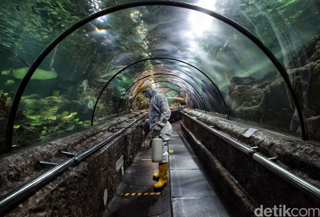 Sejumlah persiapan terkait penerapan protokol kesehatan dilakukan di tempat wisata Ancol jelang kembali dibuka di masa new normal. Seperti apa persiapannya?